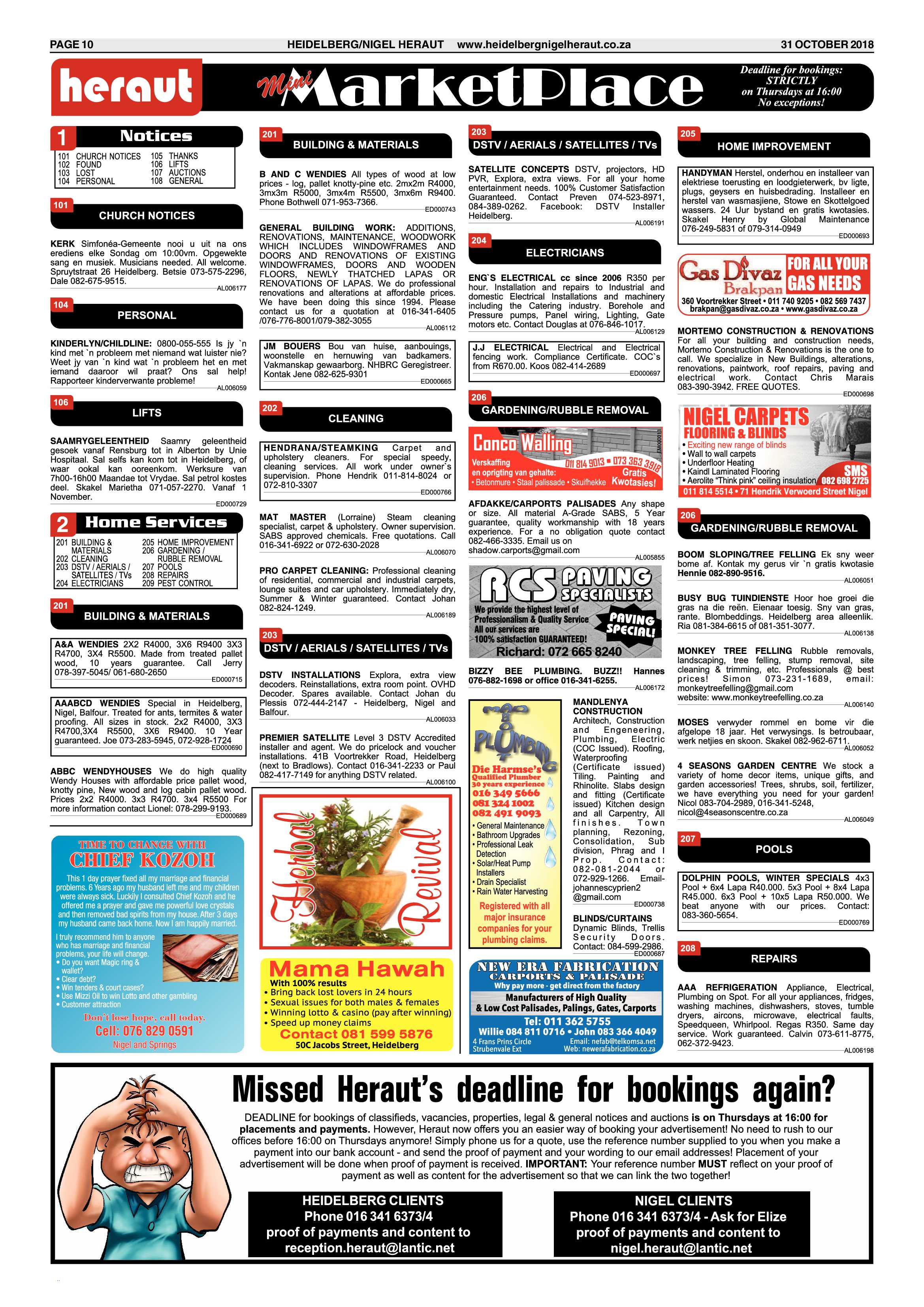 Heidelberg Nigel Heraut 31 October 2018 page 10