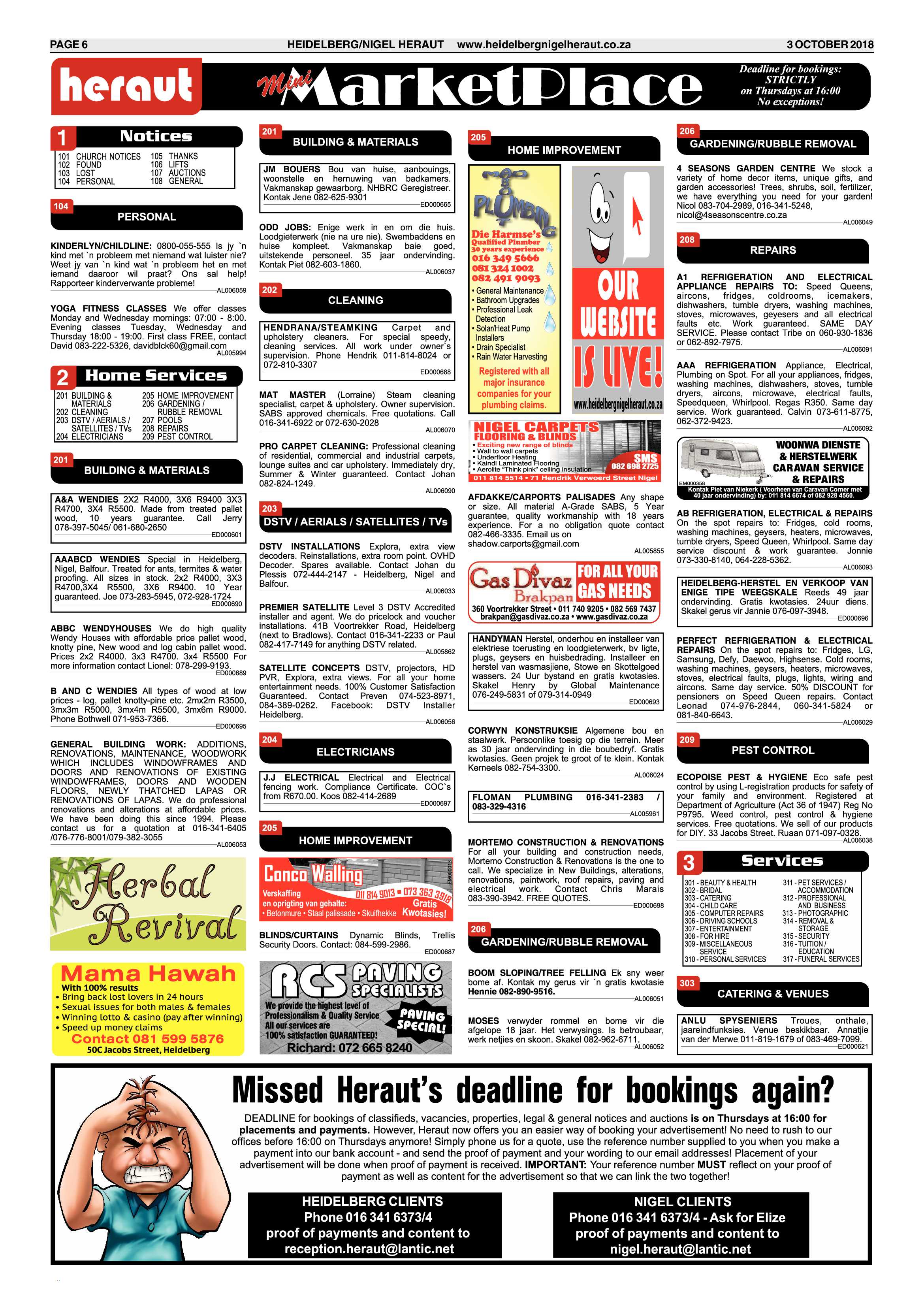 Heidelberg Nigel Heraut 3 October 2018 page 6