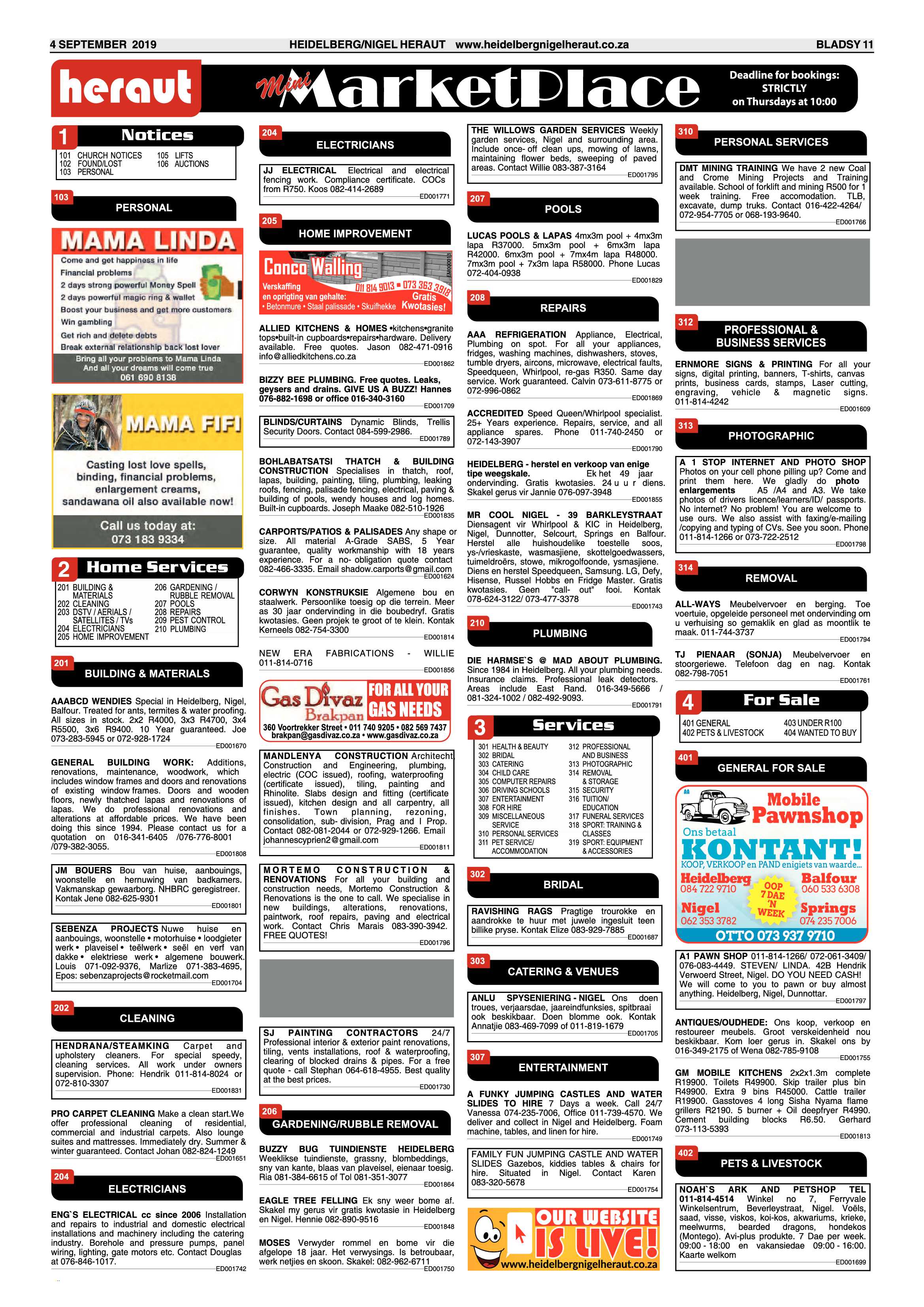 Heidelberg/Nigel Heraut 4 September 2019 page 11