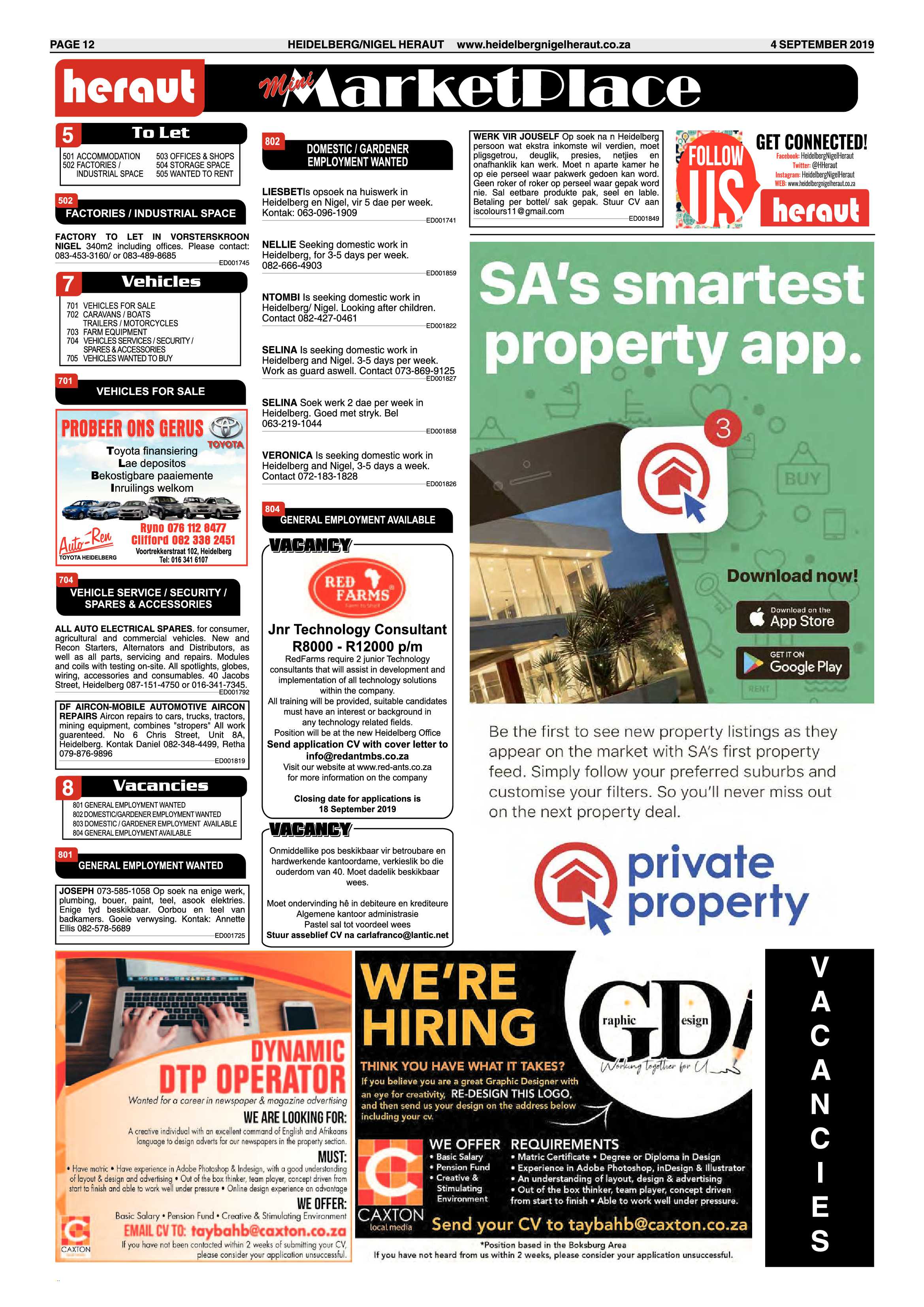Heidelberg/Nigel Heraut 4 September 2019 page 12