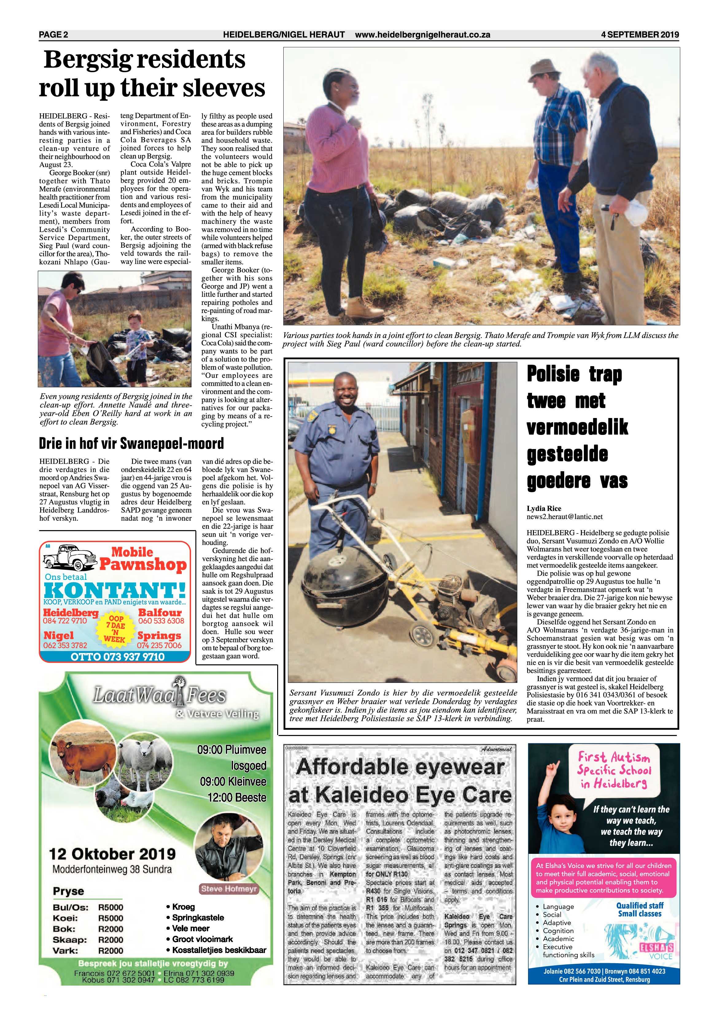Heidelberg/Nigel Heraut 4 September 2019 page 2