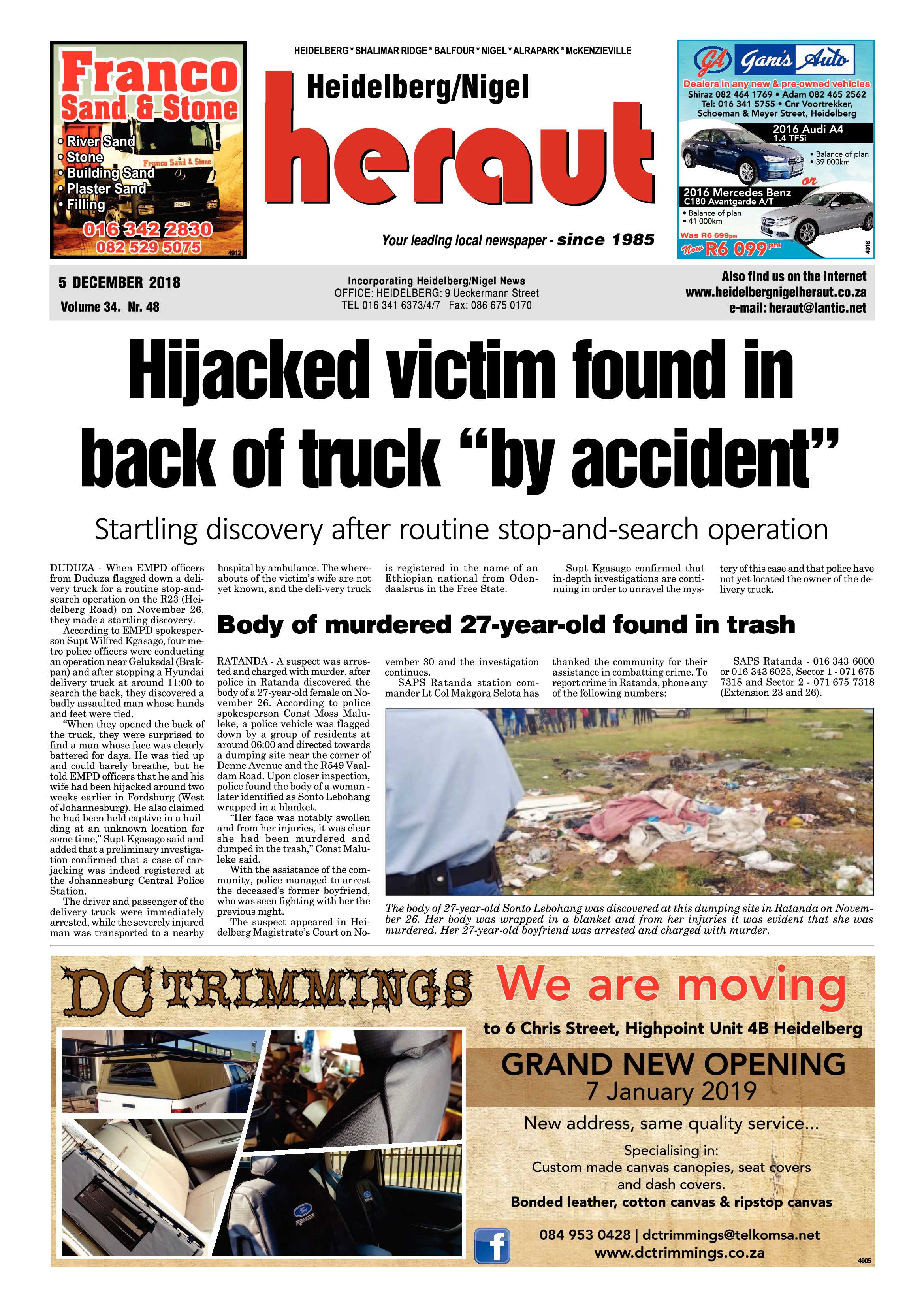 Heidelberg Nigel Heraut 5 December 2018 page 1