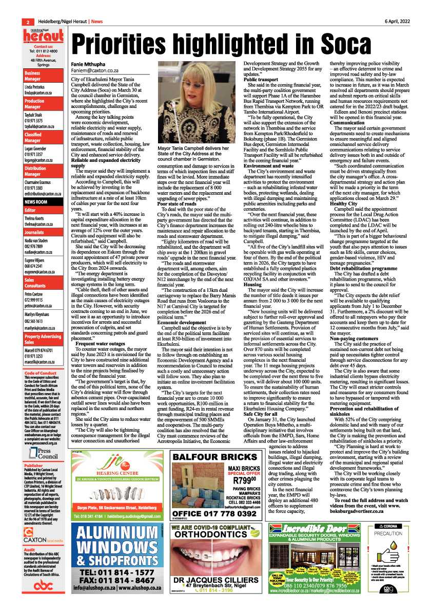 Heidelberg Nigel Heraut 6 April 2022 page 2