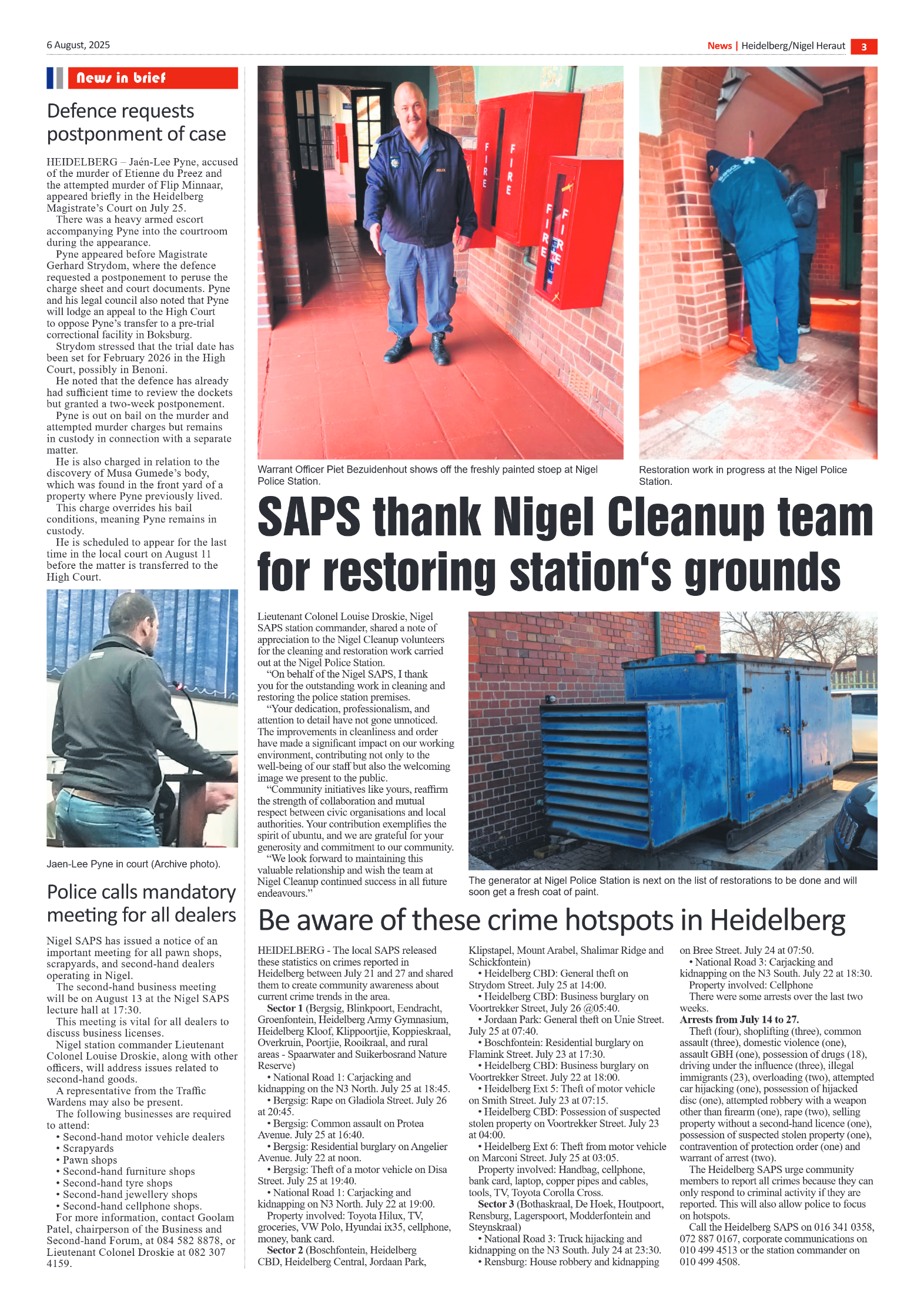 Heidelberg Nigel Heraut 6 August 2025 page 3