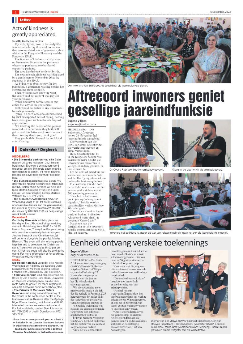 Heidelberg Nigel Heraut 6 December 2023 page 2