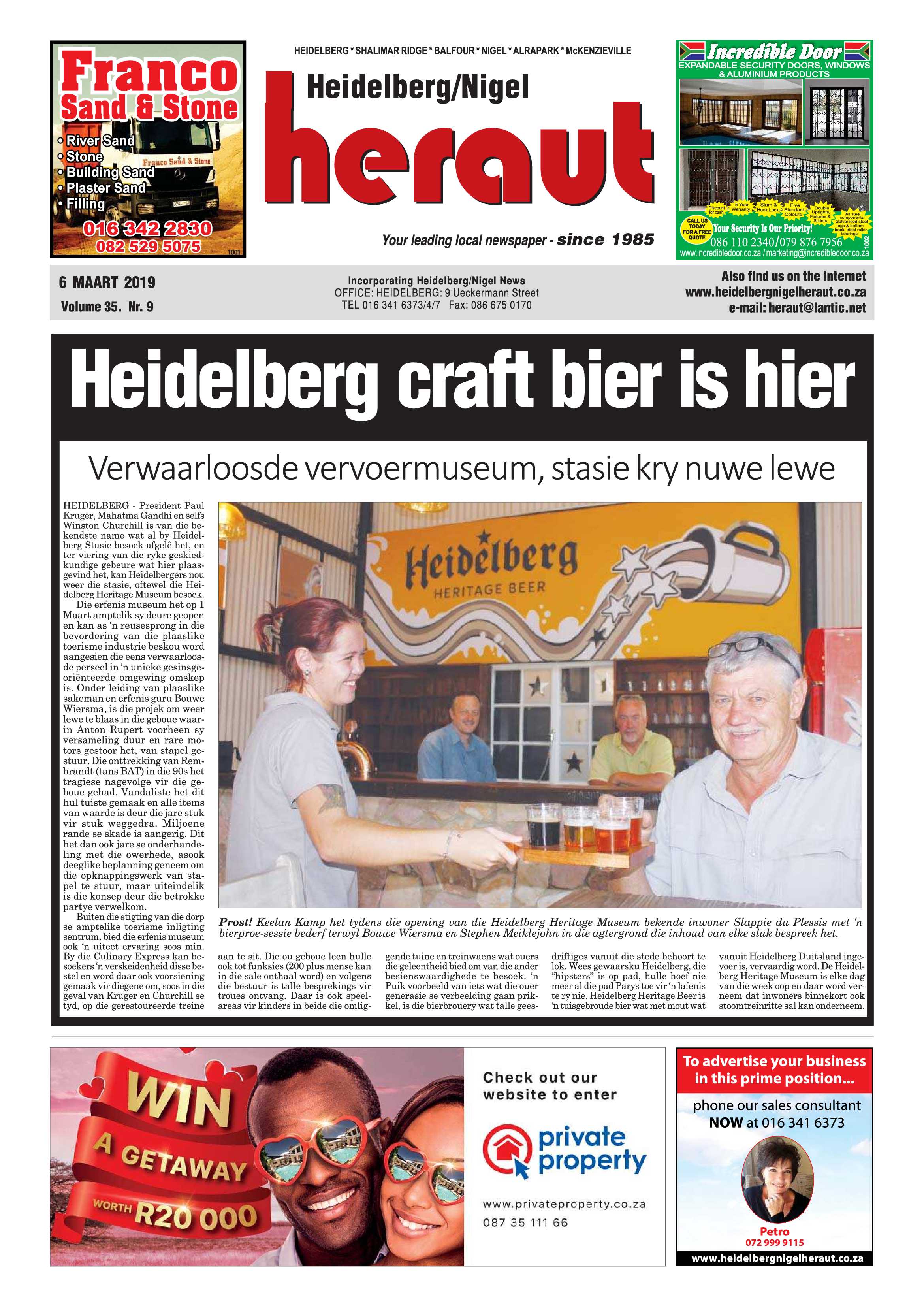 Heidelberg Nigel Heraut 6 March 2019 page 1