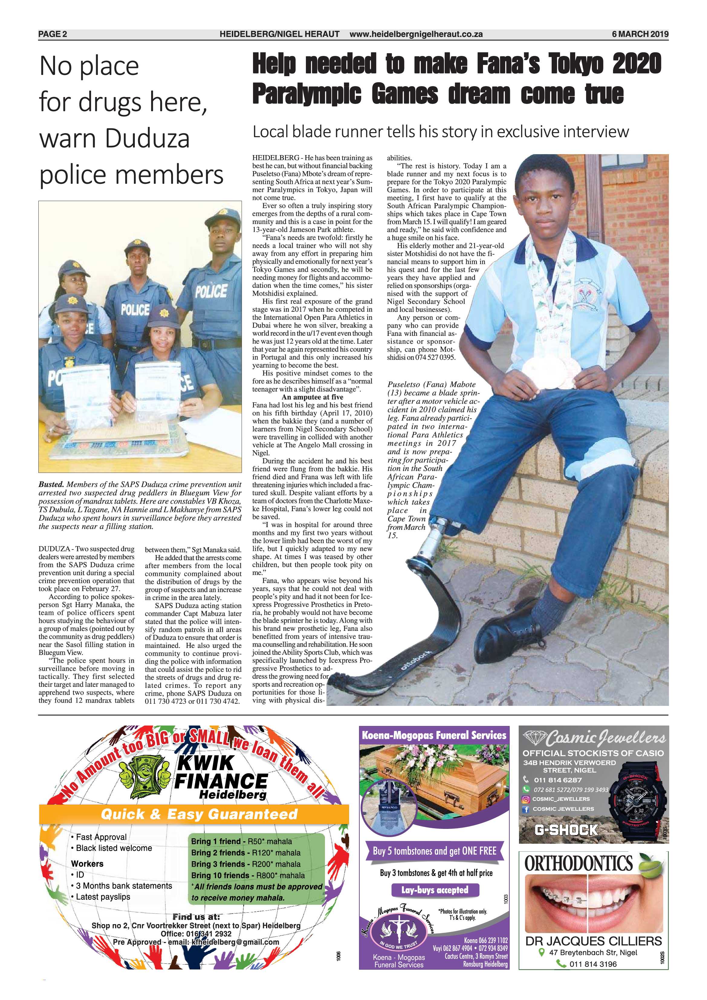 Heidelberg Nigel Heraut 6 March 2019 page 2