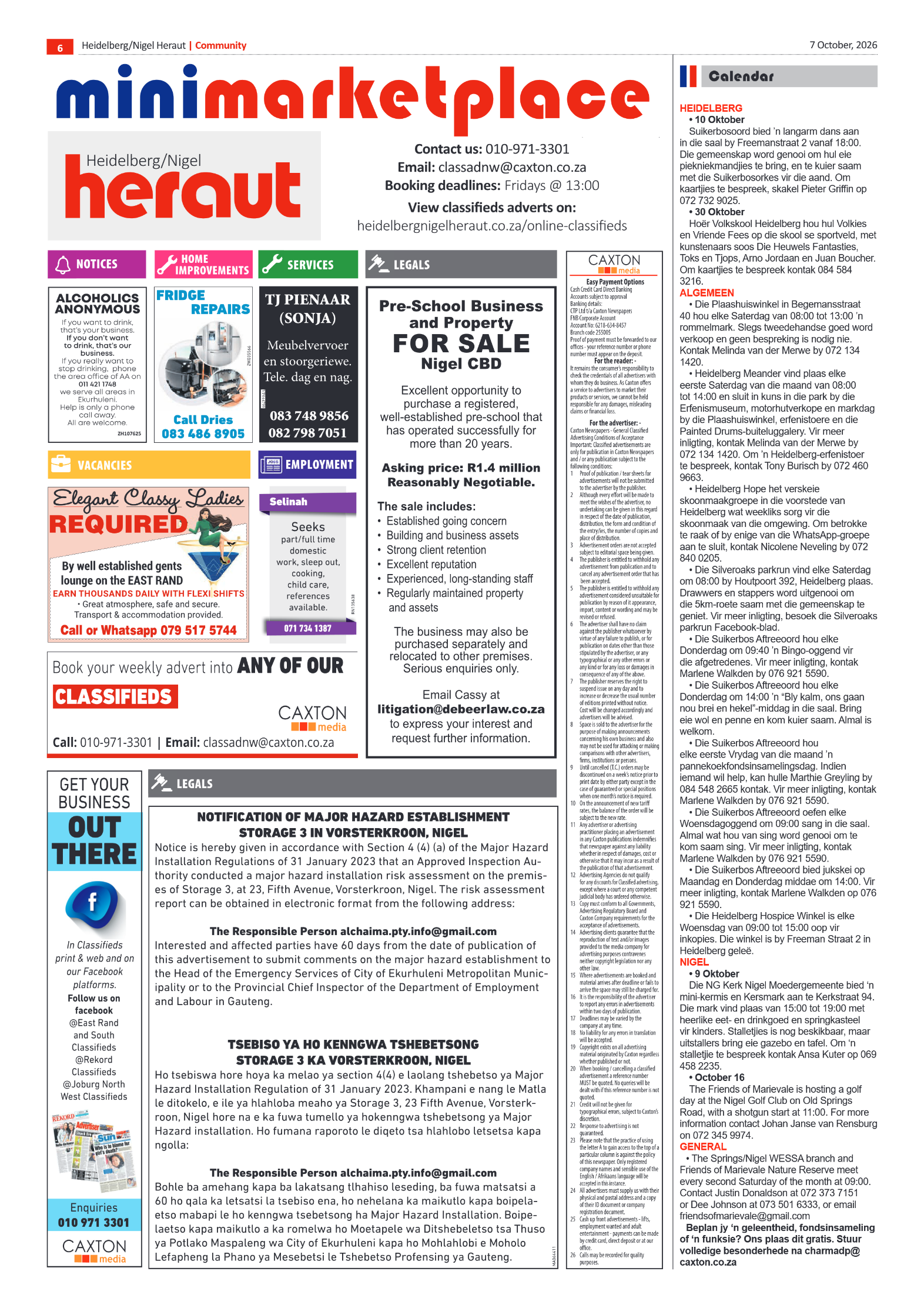 Heidelberg Nigel Heraut 7 October 2026 page 6