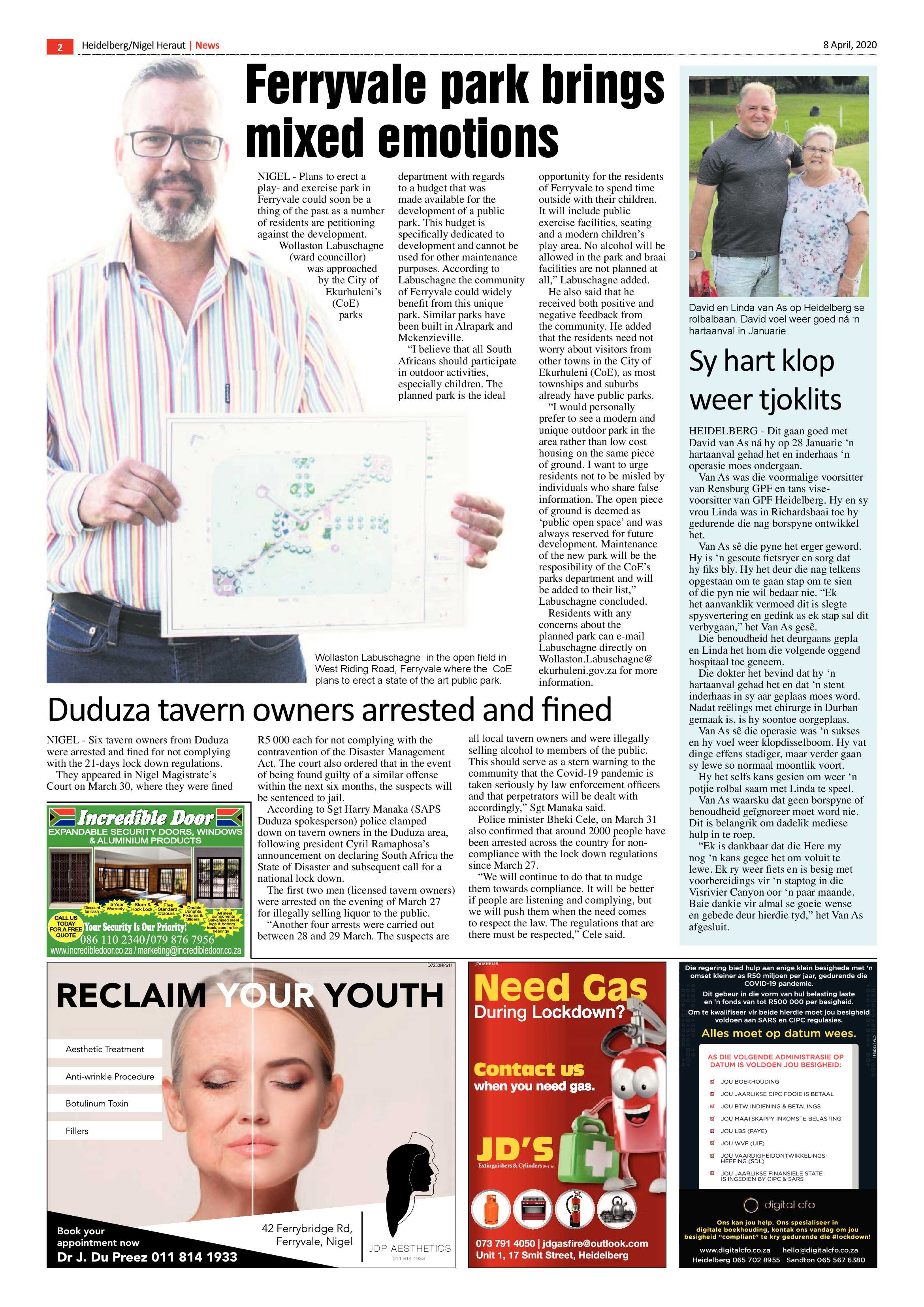 Heidelberg Nigel Heraut 8 April 2020 page 2