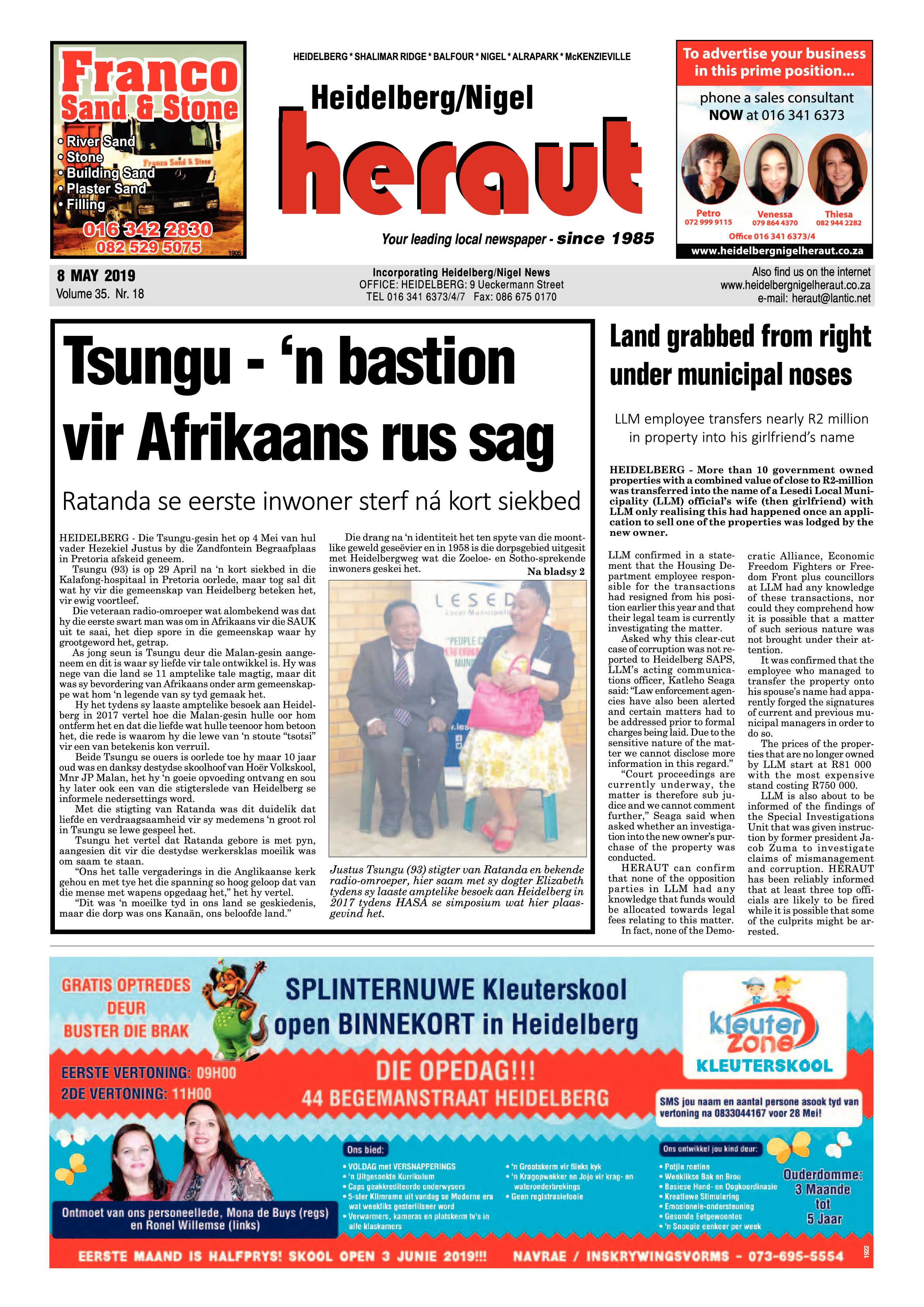 Heidelberg Nigel Heraut 8 May 2019 page 1