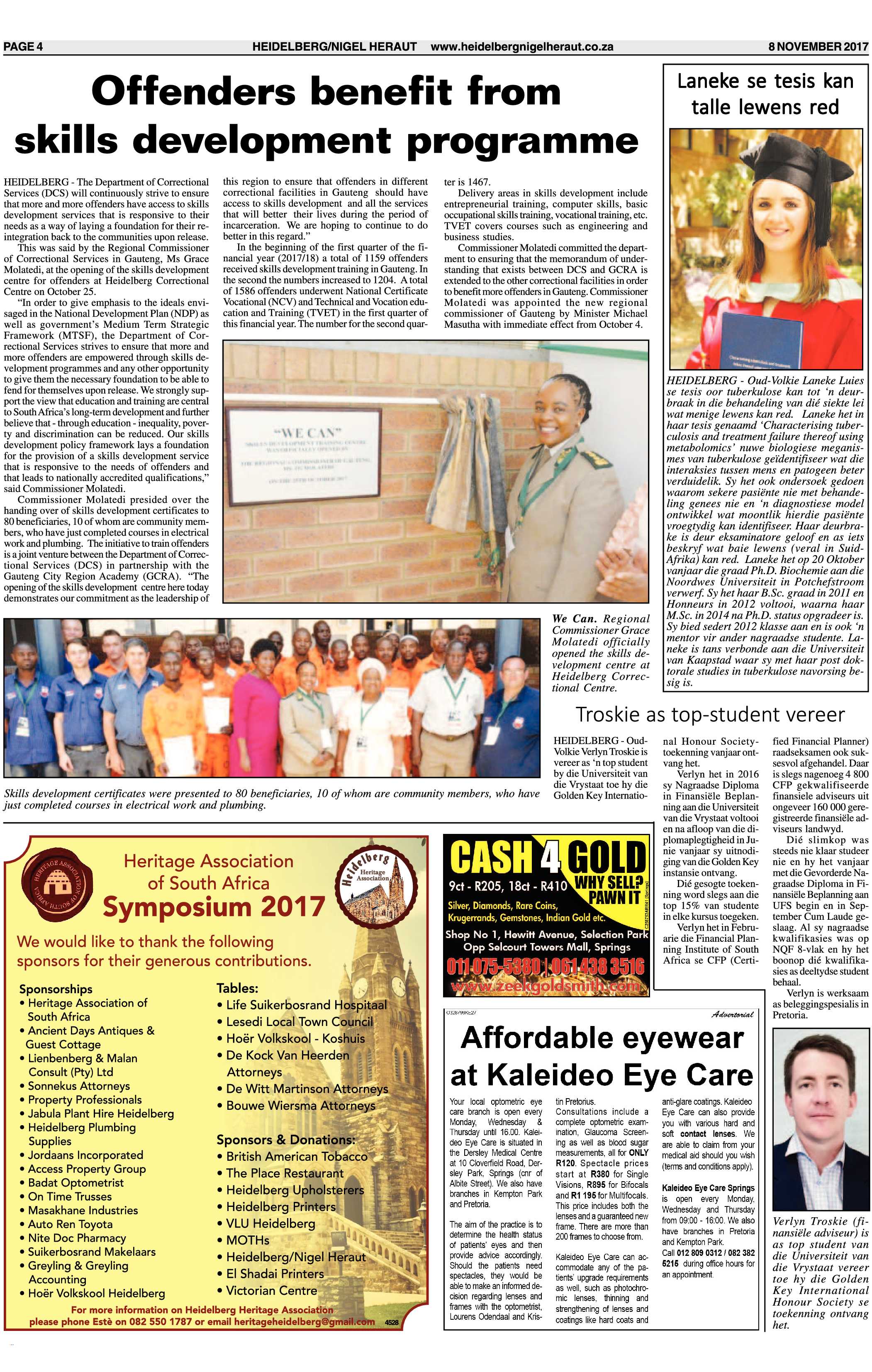 Heidelberg Nigel Heraut 8 November 2017 page 4