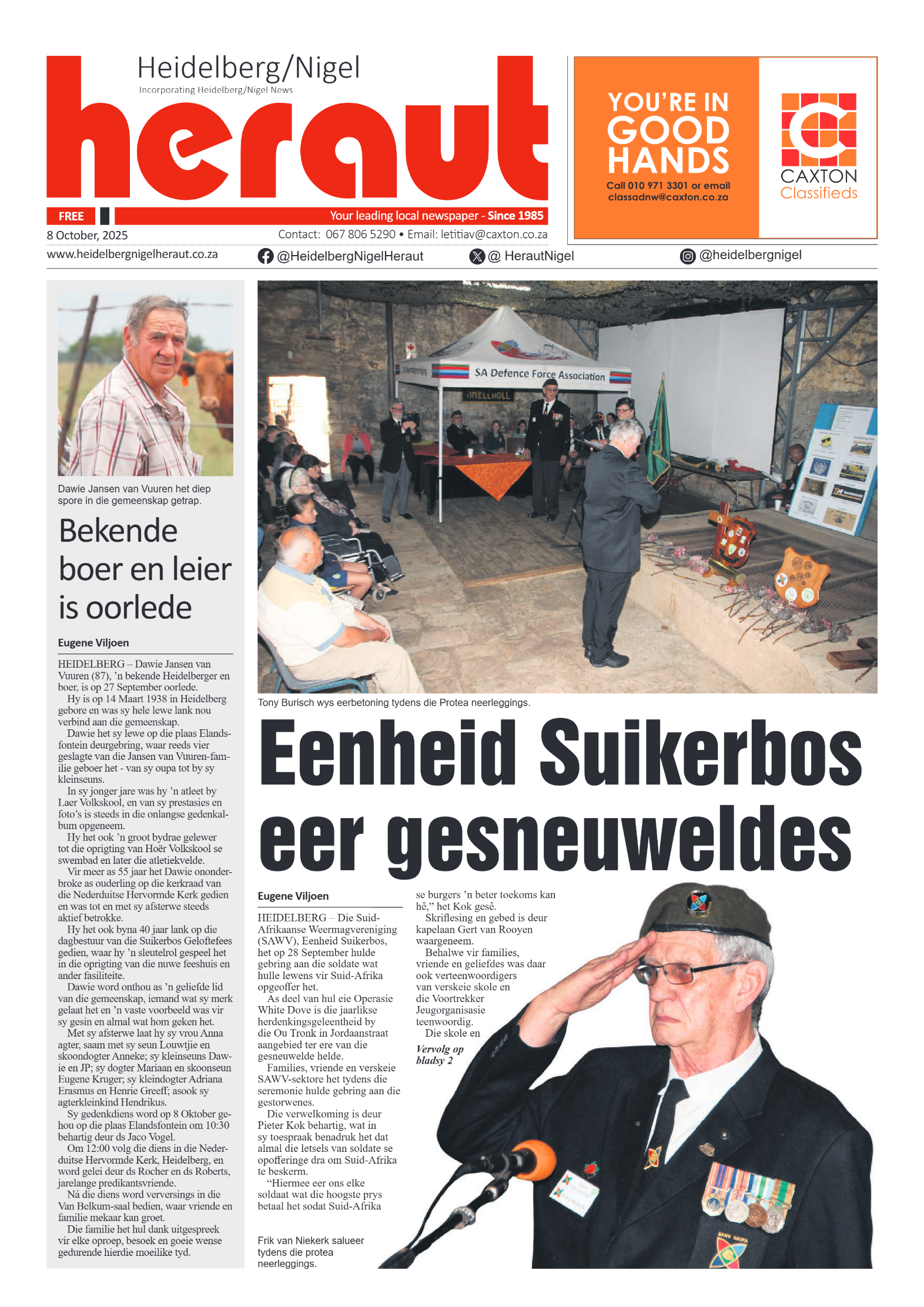 Heidelberg Nigel Heraut 8 October 2025 page 1