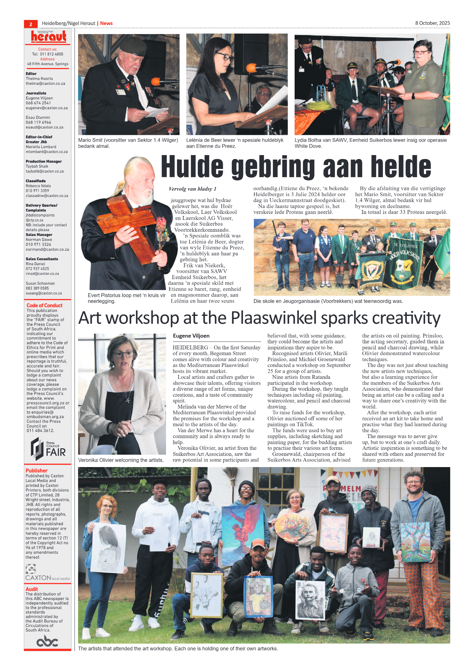 Heidelberg Nigel Heraut 8 October 2025 page 2