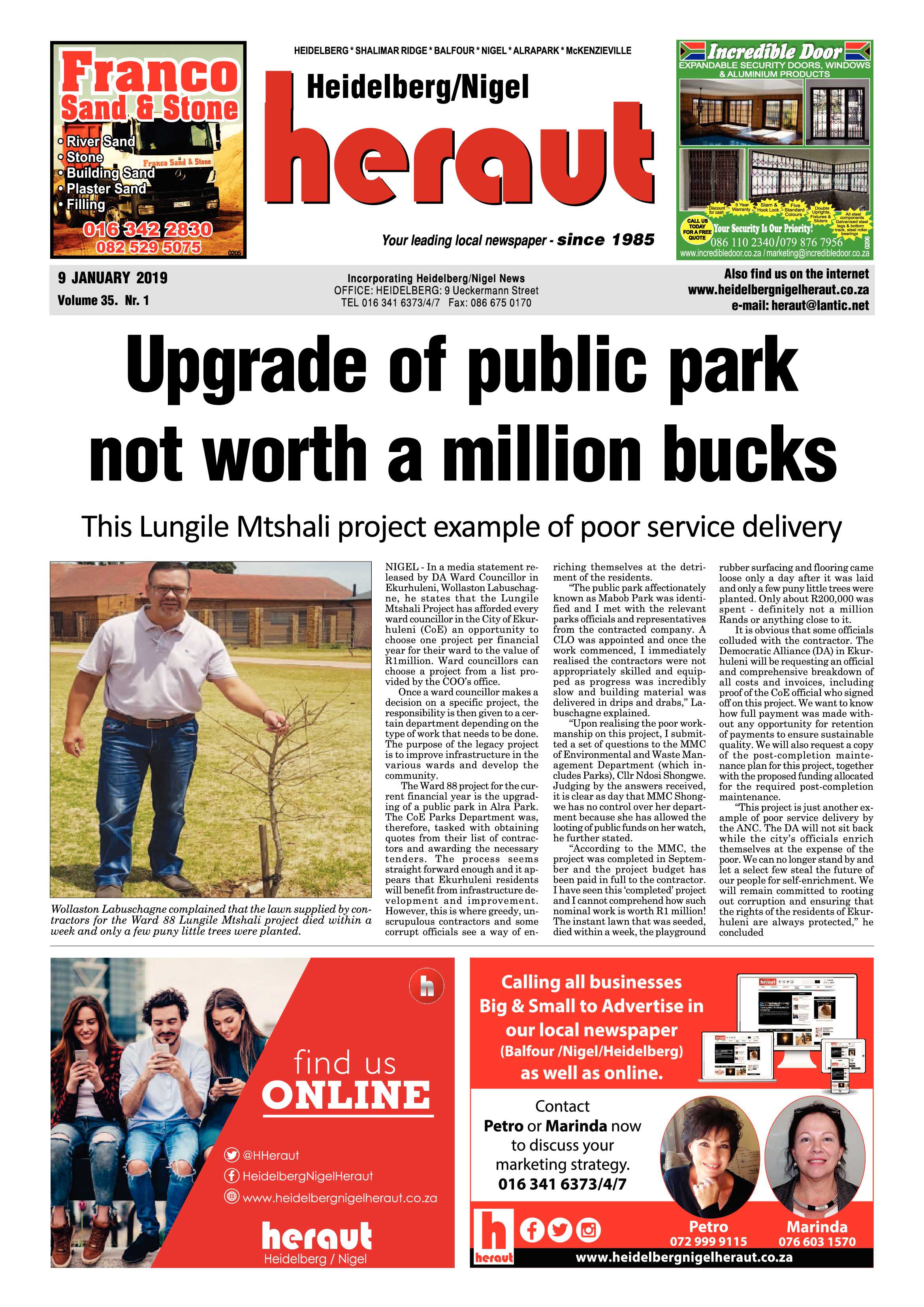 Heidelberg Nigel Heraut 9 January 2019 page 1