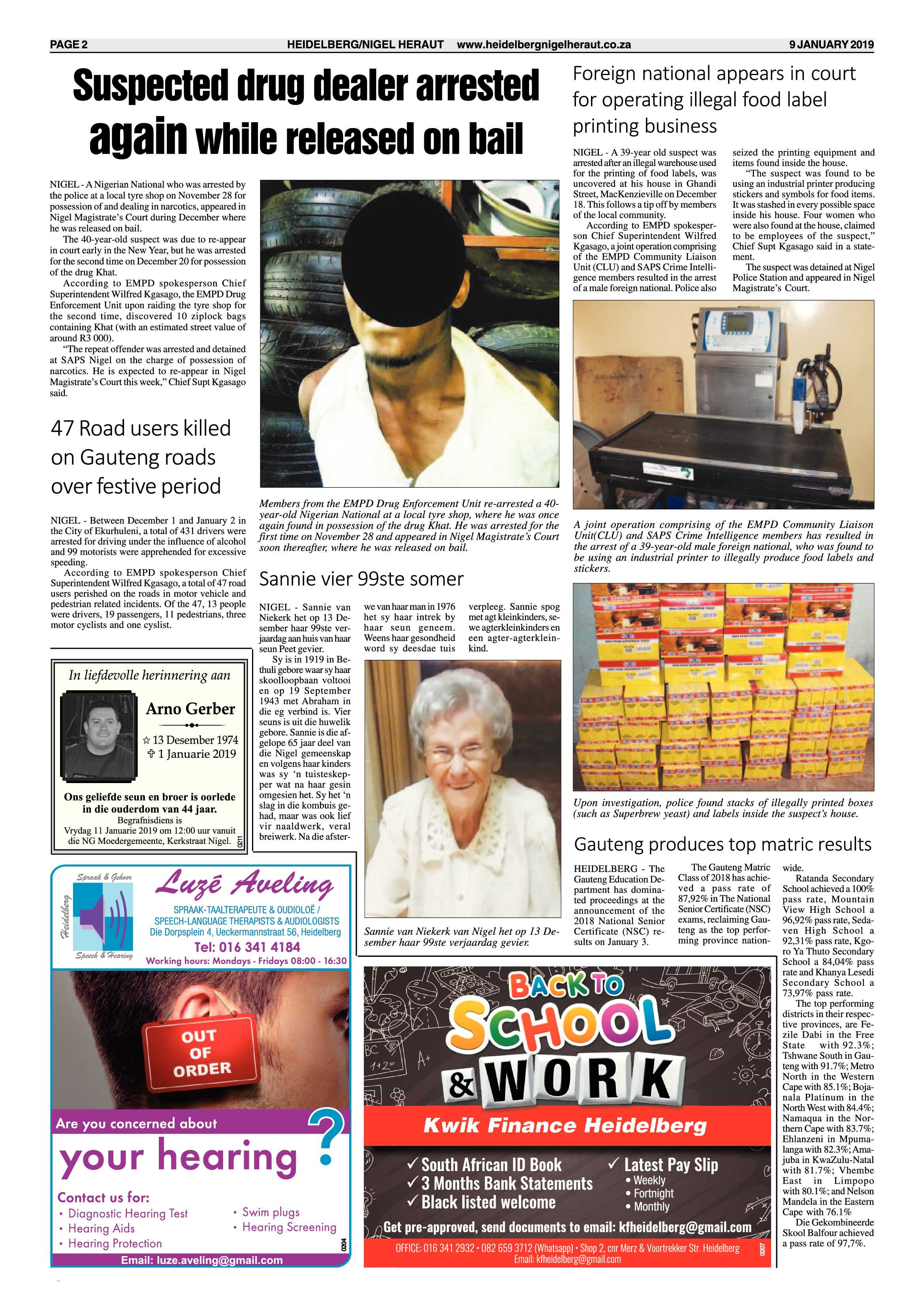 Heidelberg Nigel Heraut 9 January 2019 page 2