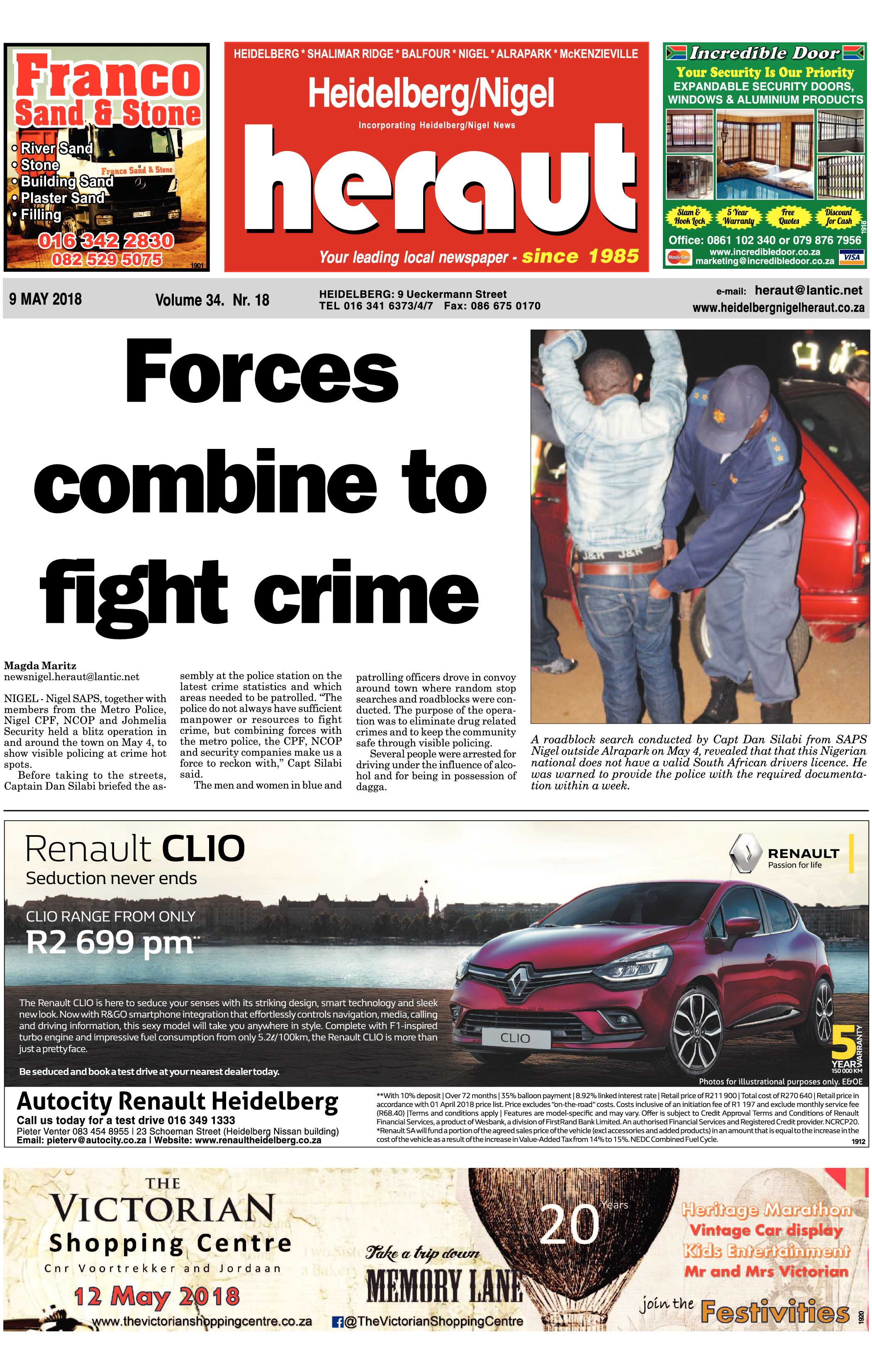 Heidelberg Nigel Heraut 9 May 2018 page 1