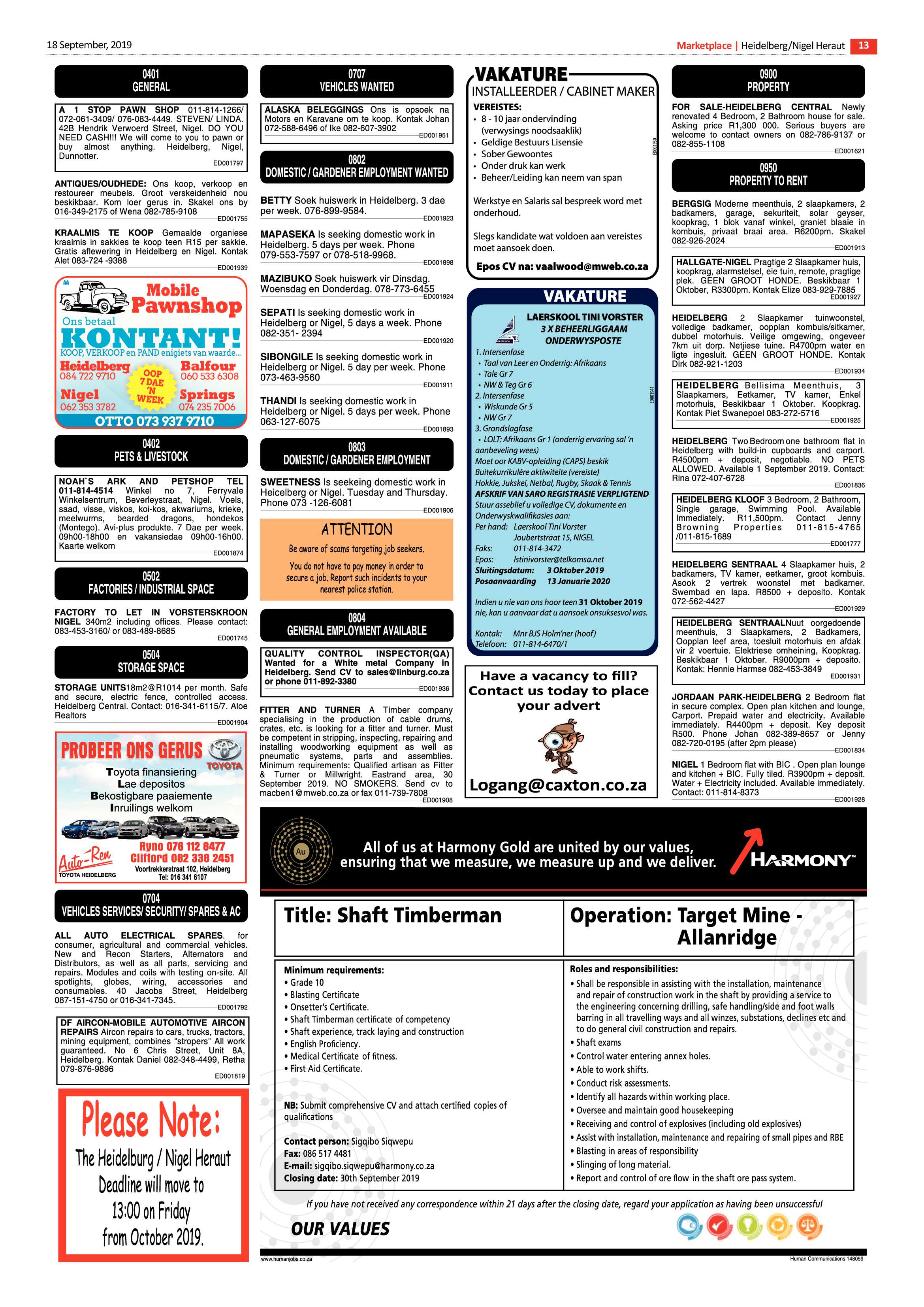Heidelberg Nigel Heraut 19 September 2019 page 12