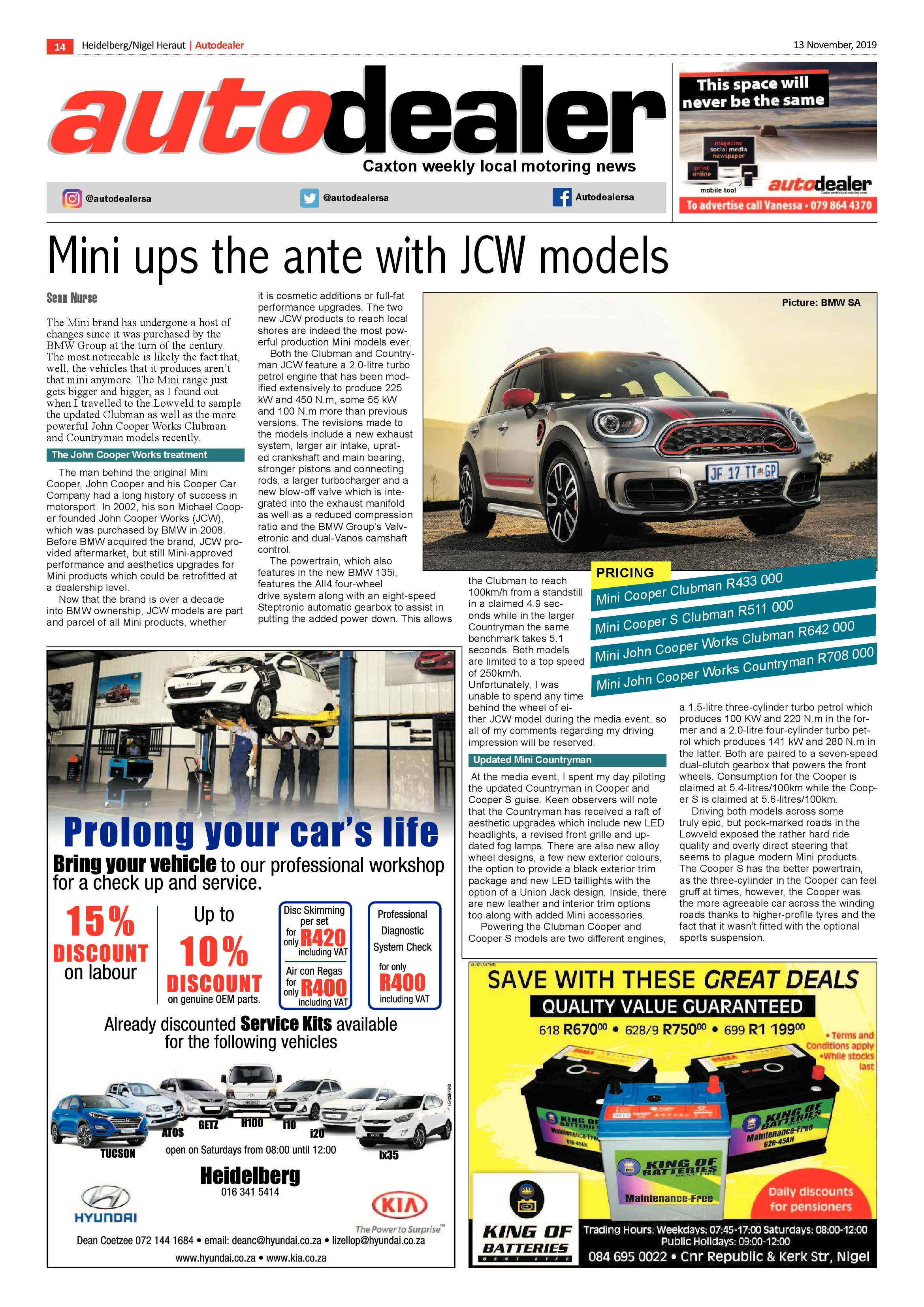 Heidelburg Heraut Nigel 13 November 2019 page 13