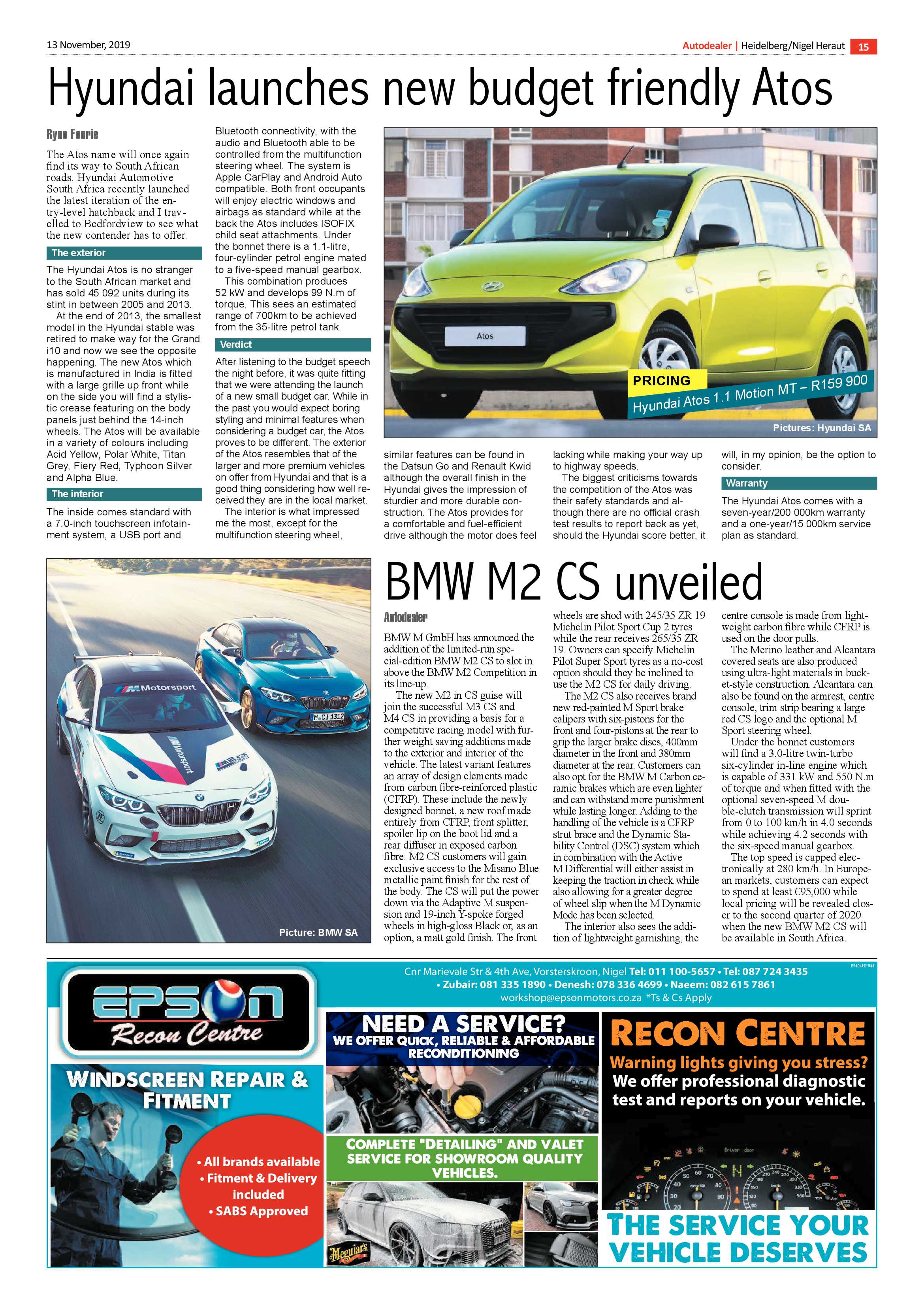 Heidelburg Heraut Nigel 13 November 2019 page 14