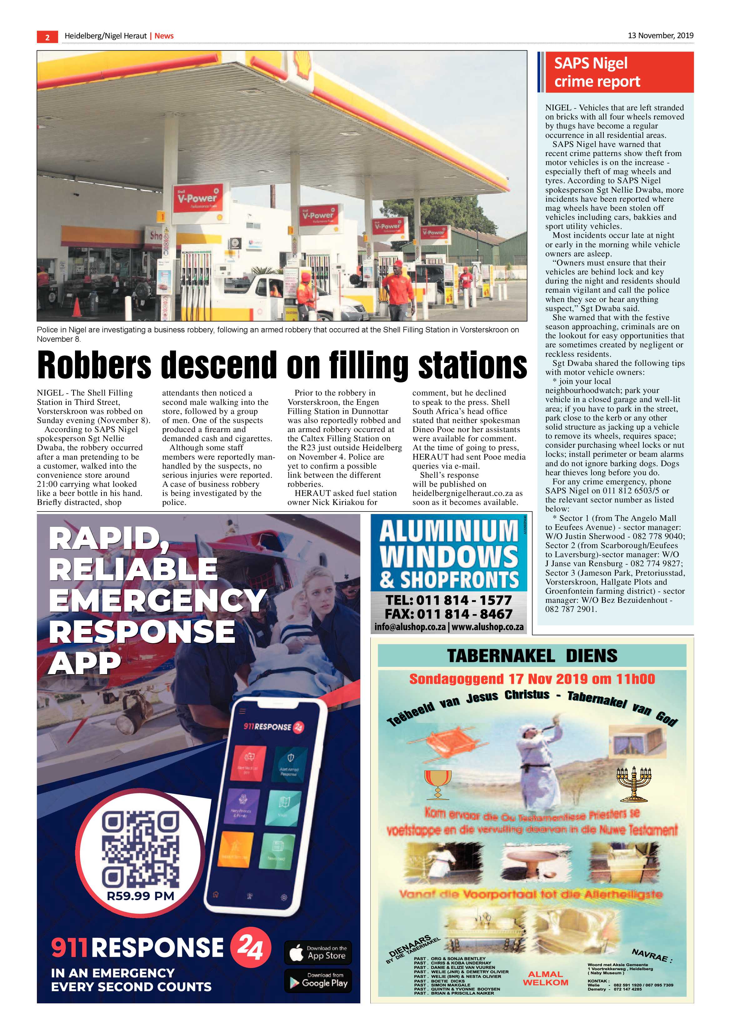 Heidelburg Heraut Nigel 13 November 2019 page 2