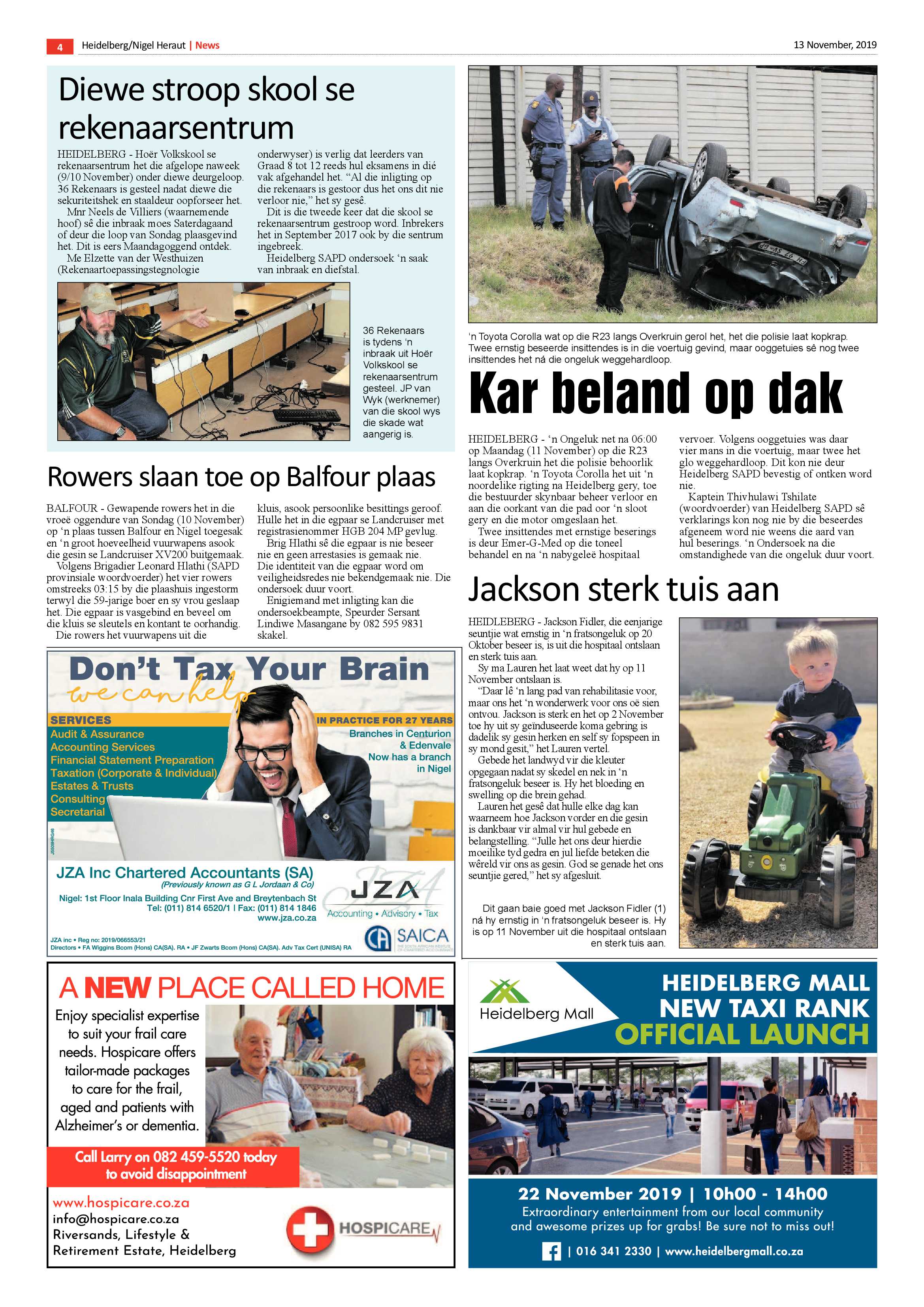 Heidelburg Heraut Nigel 13 November 2019 page 4