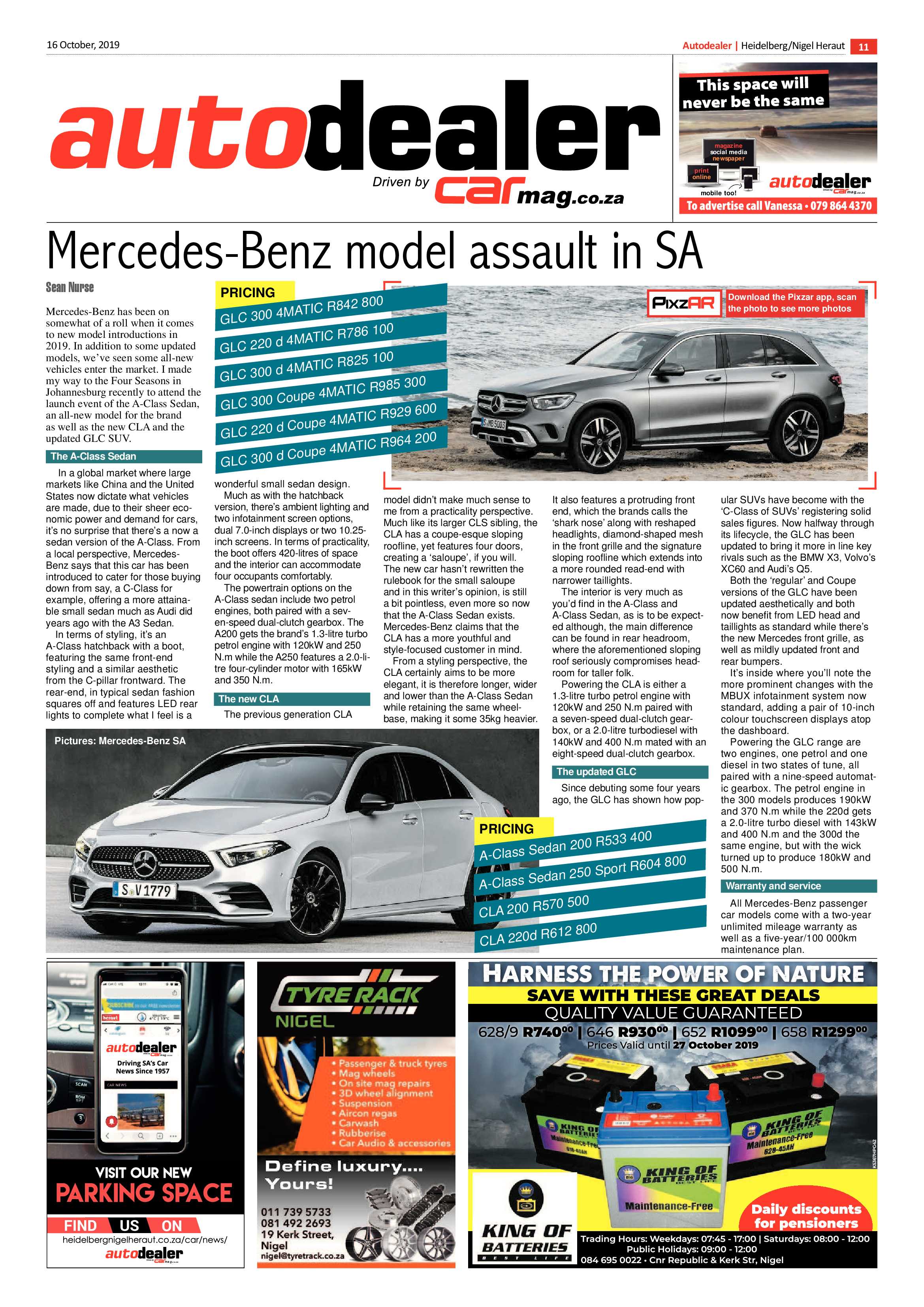 Heidelburg Heraut Nigel 16 October 2019 page 11