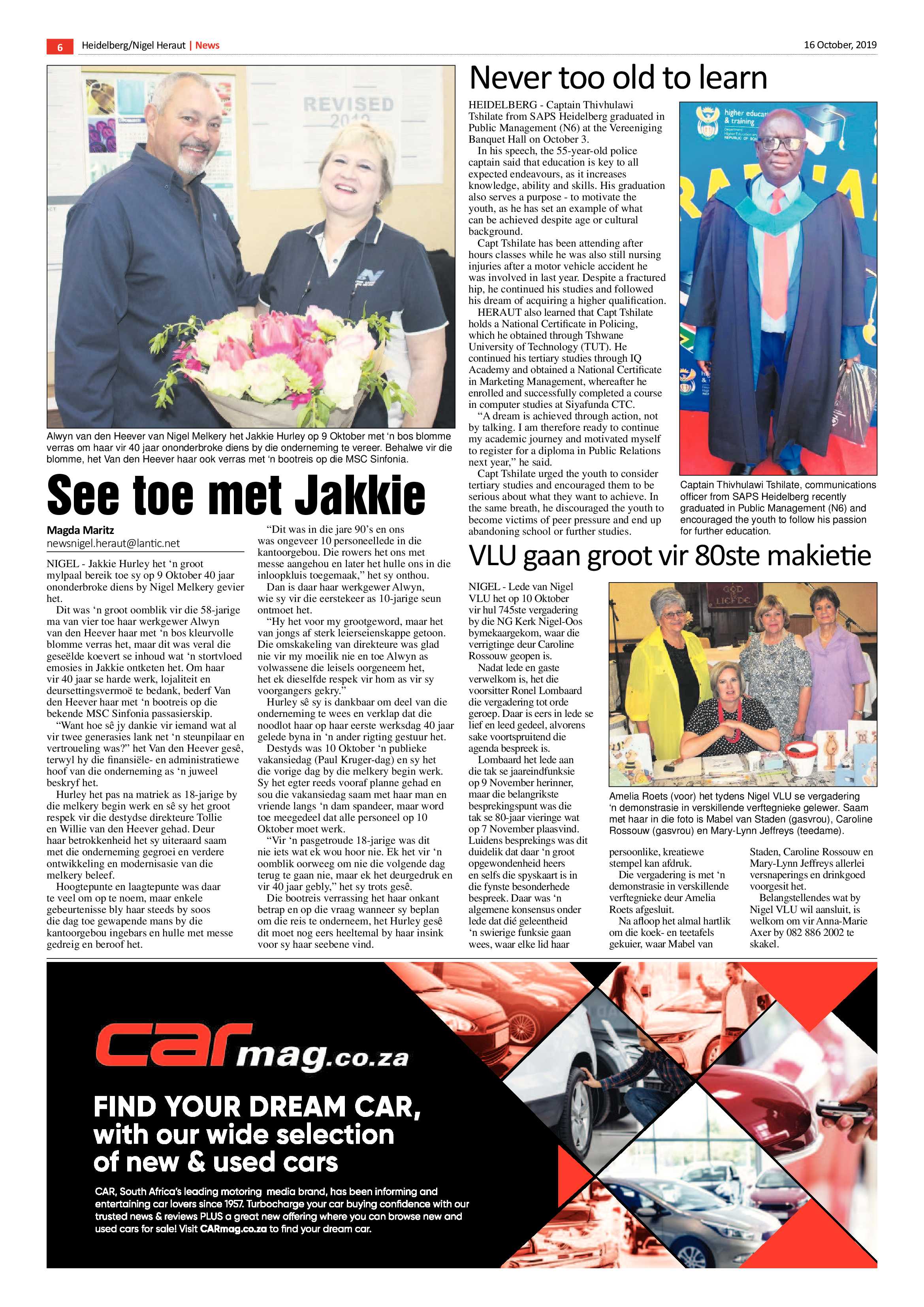 Heidelburg Heraut Nigel 16 October 2019 page 6